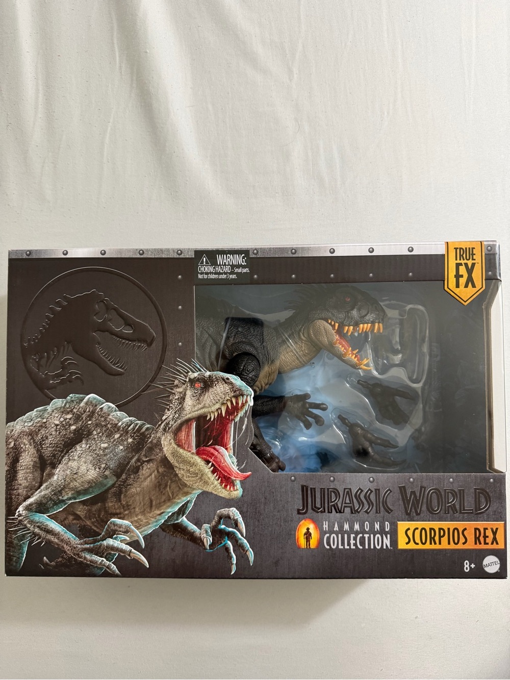 Jurassic World Hammond Scorpios Rex Figure - Black & Gray